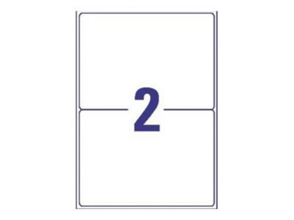 1 Étiquettes inaltérables laser 199,6x143,5 mm 40 étiq/boîte