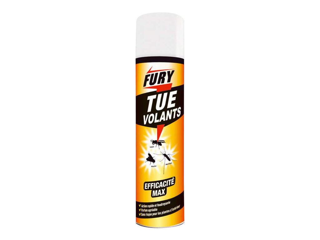 1 Spray insecticide 400 ml Fury tous volants