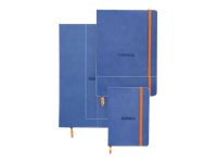 1 Carnet broché ligné Rhodiarama A5 160 p., couverture souple bleu
