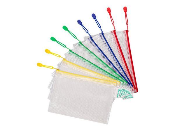 1 Sachet de 8 Pochettes souples armées ZIP - TARIFOLD -A5