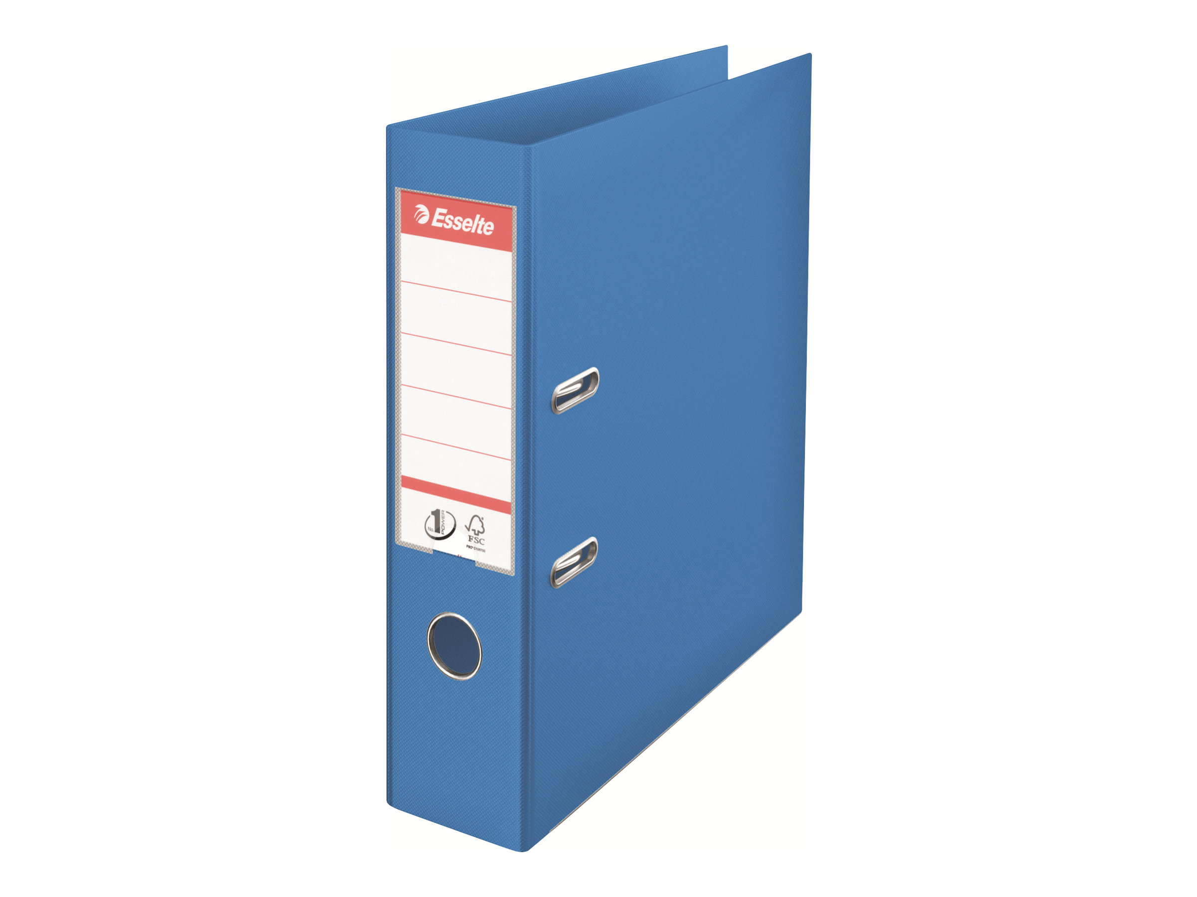 1 Classeur à levier ESSELTE VIVIDA N°1 Power Bleu clair Dos 7,5 cm