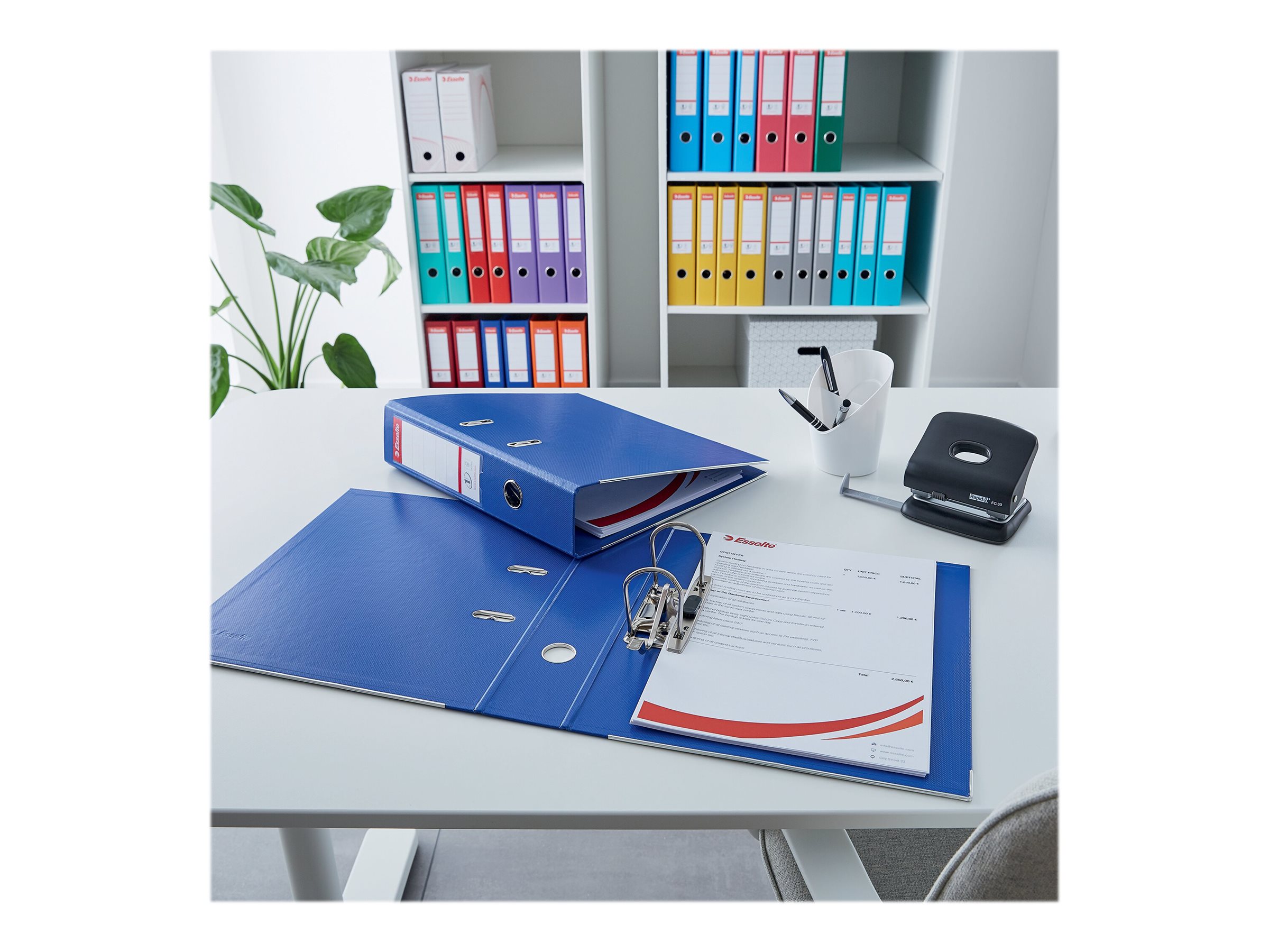 1 Classeur à levier ESSELTE classiques N°1 Power - Dos 5cm Violet