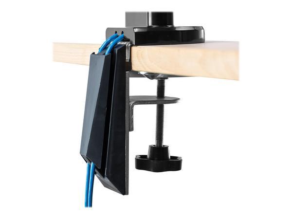 1 Bras porte-écrans double Platinium Séries noir - Fellowes