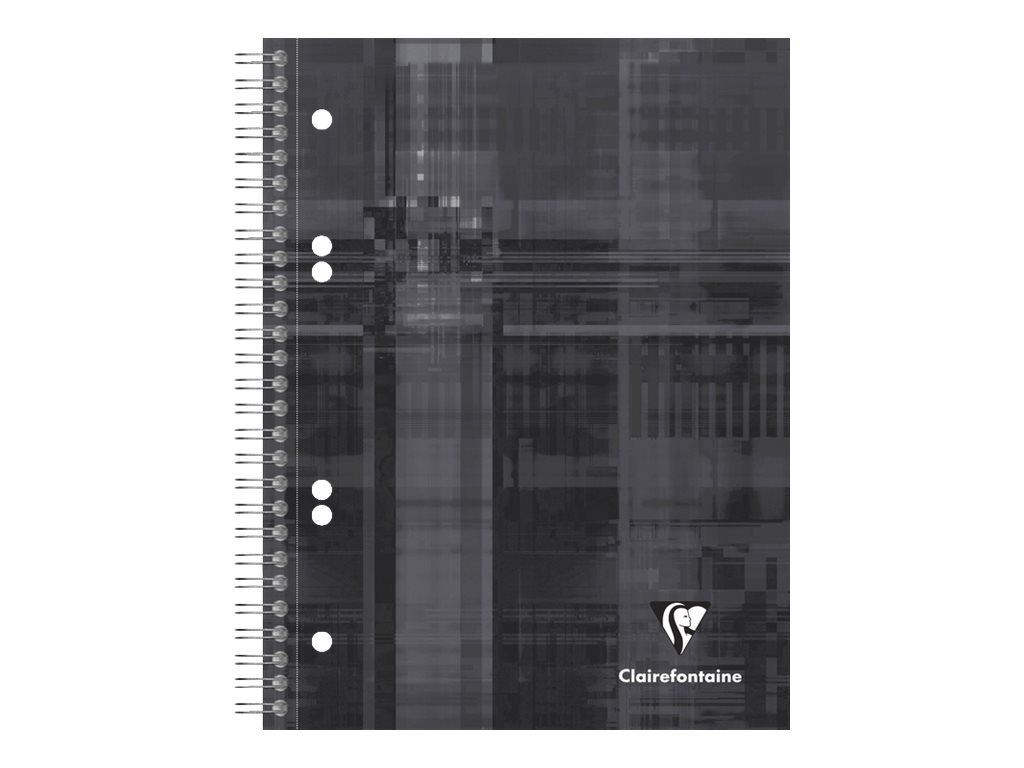1 Cahier spirale Clairefontaine perforé Bind'O Block A5+, 5x5, 180 pages