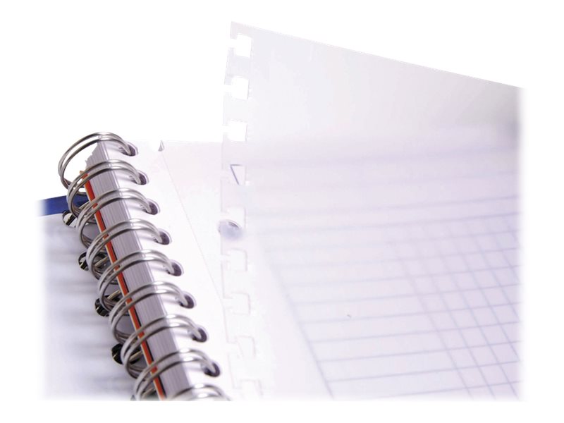 1 Cahier spirale Clairefontaine perforé Bind'O Block A5+, 5x5, 180 pages