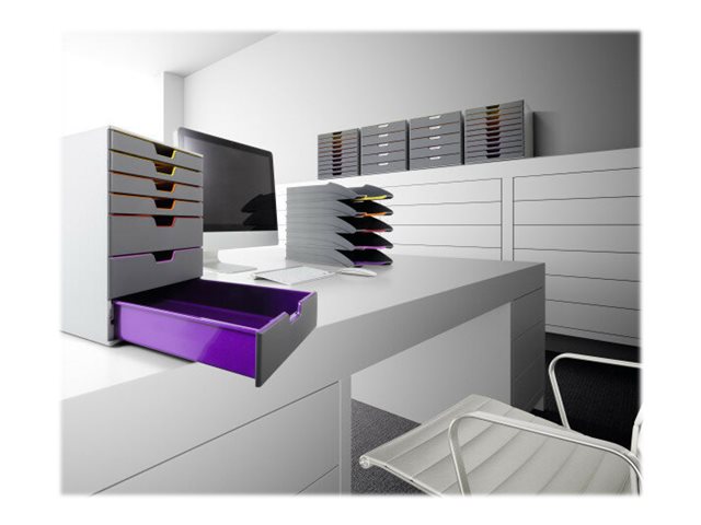 1 Module de classement 7 tiroirs  VARICOLOR gris