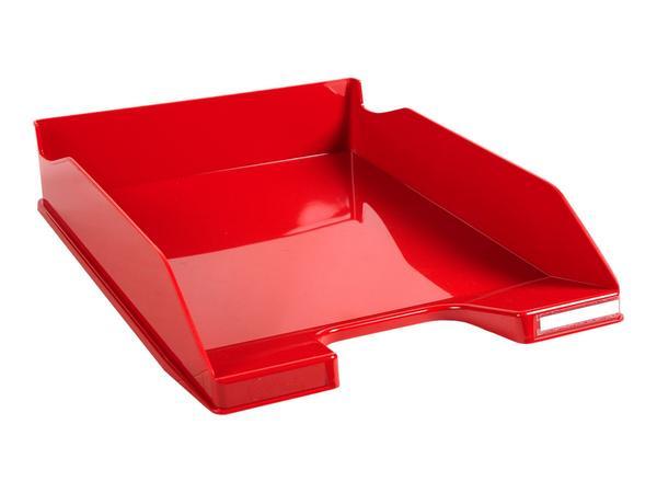 1 Corbeille à courrier EXACOMPTA IDERAMArouge carmin