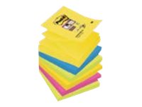 1 Pack de 6 Notes repositionnables ZNotes Super Sticky 76x76 mm CARNIVAL