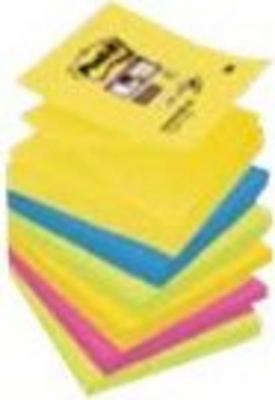 1 Pack de 6 Notes repositionnables ZNotes Super Sticky 76x76 mm CARNIVAL