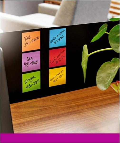 1 12 Blocs ZNotes Super Sticky 76x76 mm +dévidoir offert