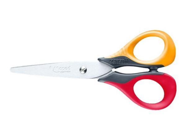 1 Paire de ciseaux à bout rond MAPED 13 cm