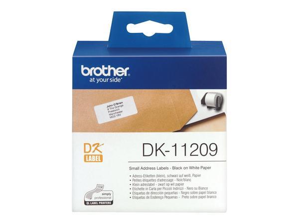 1 Rouleau d'étiquettes QL BROTHER 29x62mm 800 étiquettes DK11209