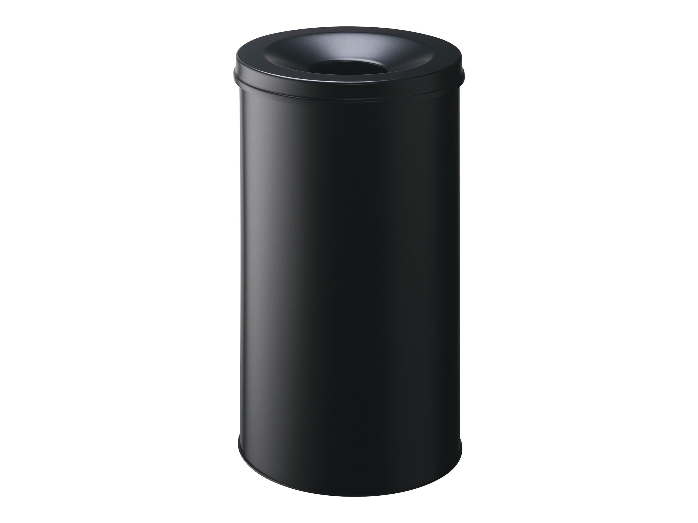 1 Corbeille à papier anti feu 60 litre noir