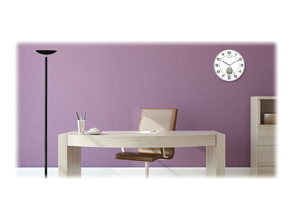 1 Horloge murale avec thermomètre