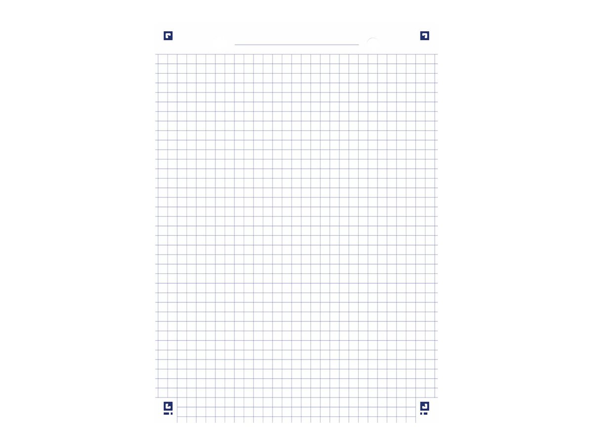 1 Bloc de 30 feuilles de fiches bristol blanches 5x5 A5