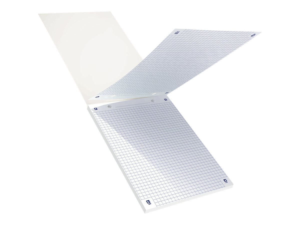 1 Bloc de 30 feuilles de fiches bristol blanches 5x5 A5