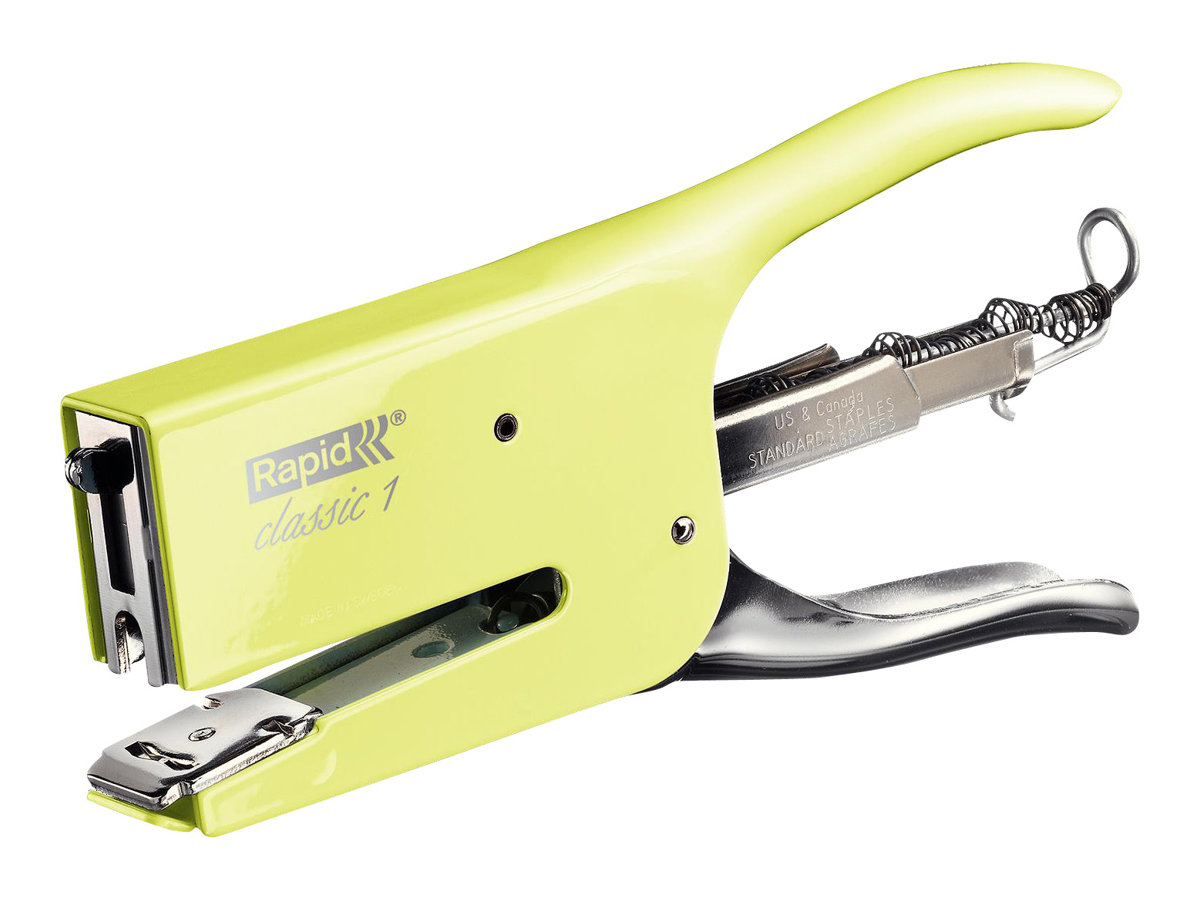 1 Pince agrafeuse Rapid Classique K1 jaune