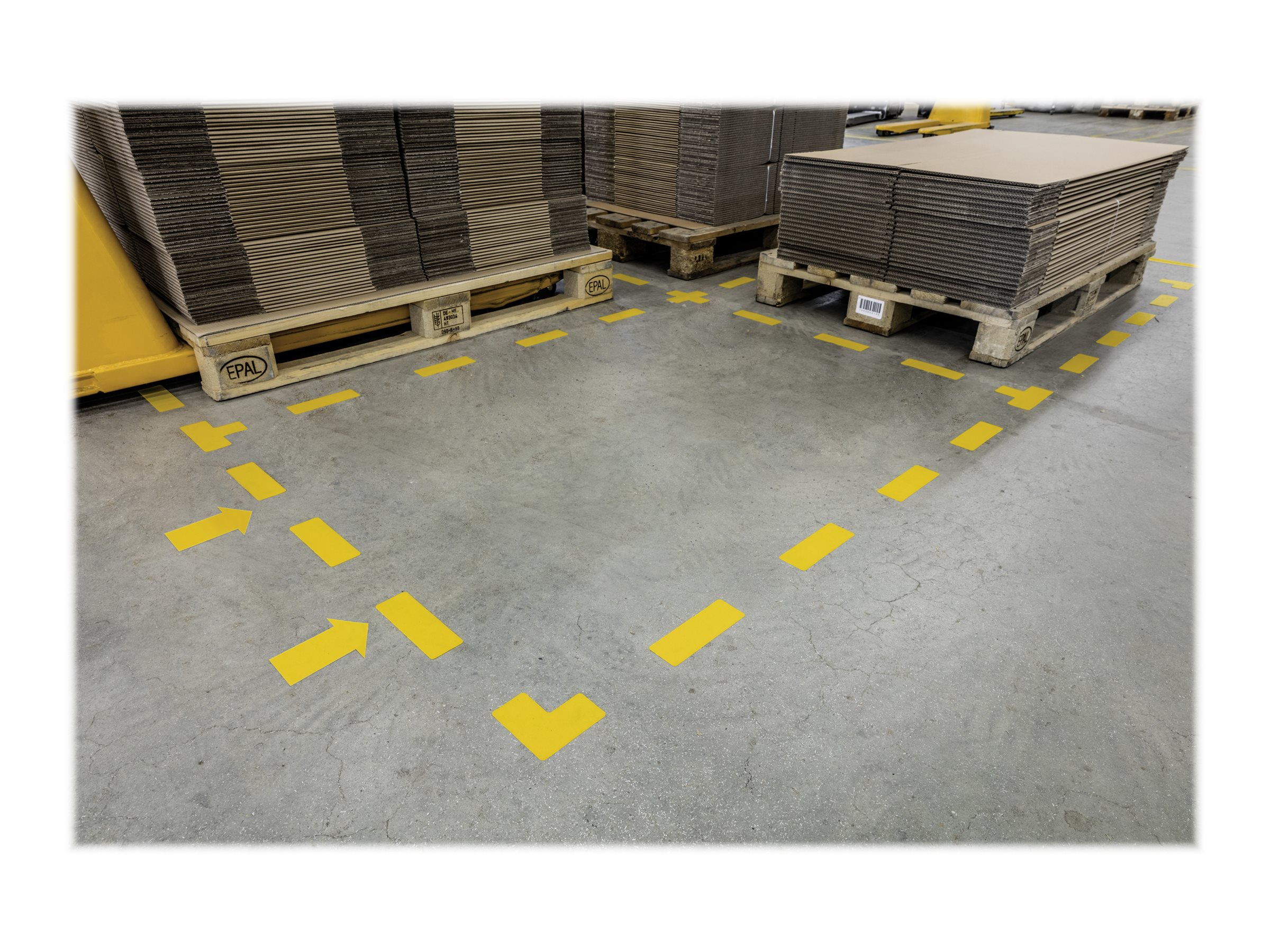 1 Sachet de 10 Adhésifs de marquage au sol en forme de flèche