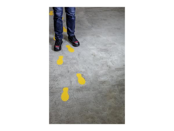 1 Sachet de 5 Adhésifs de marquage au sol paires depieds X5