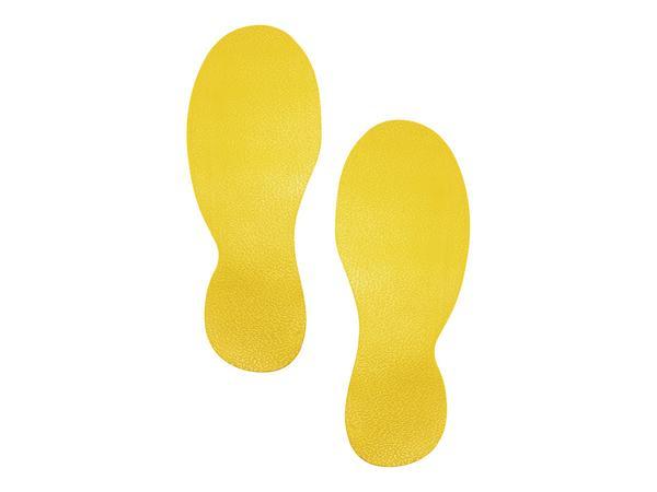 1 Sachet de 5 Adhésifs de marquage au sol paires depieds X5
