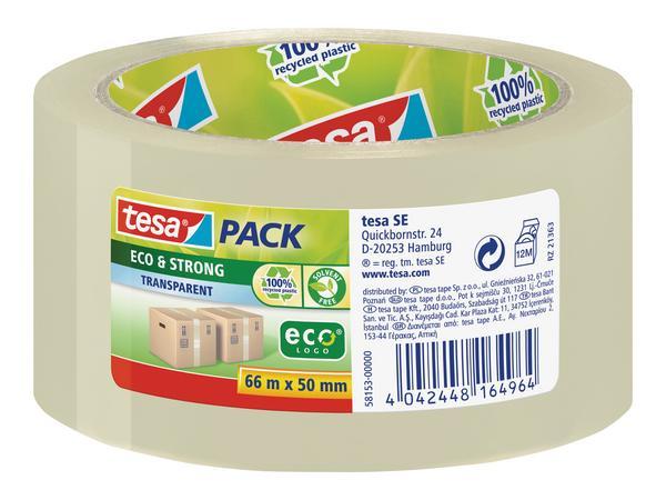1 Rouleau d'adhésif transparent ECO STRONG TESA - 66 m x 50 mm