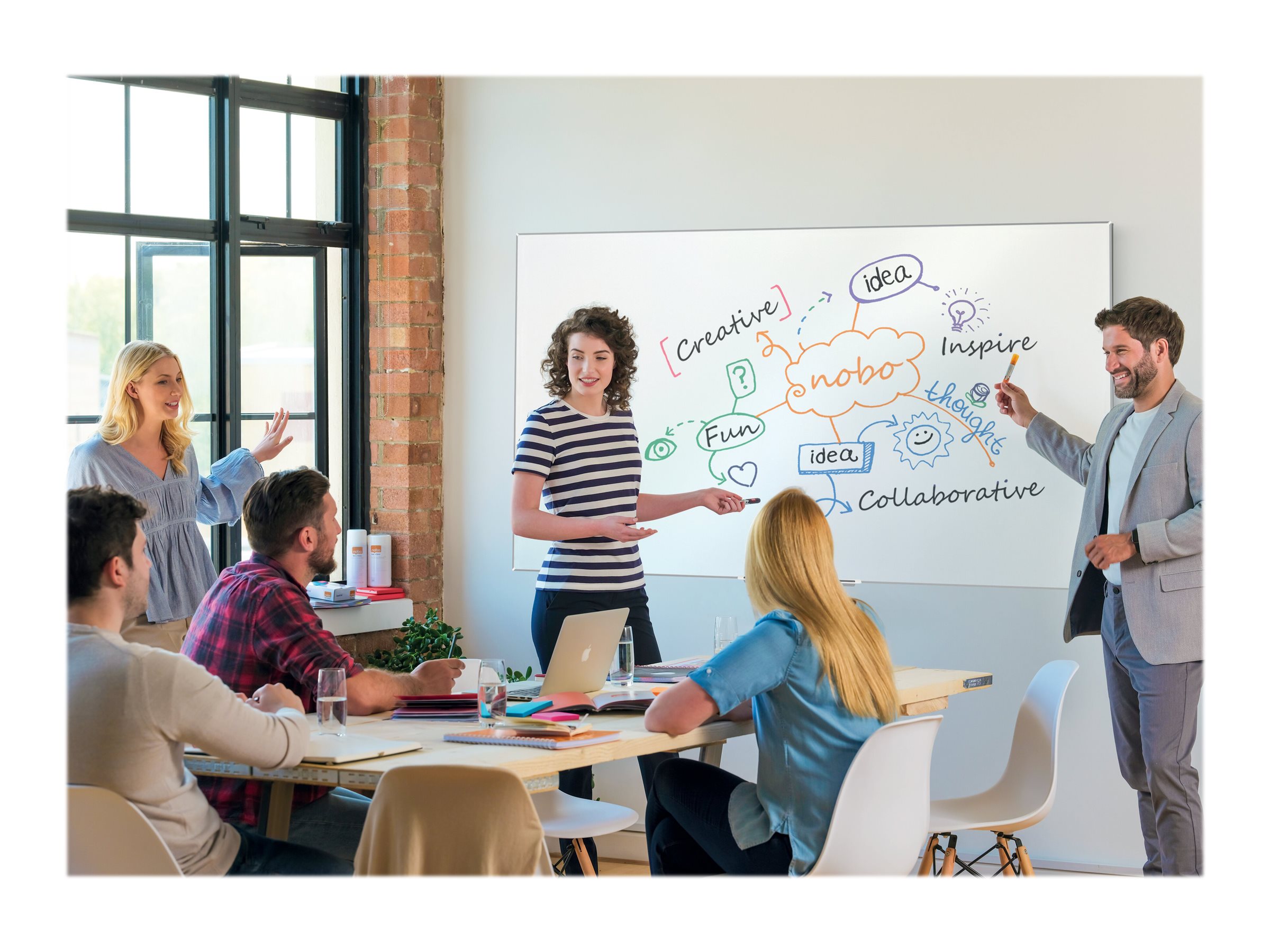 1 Tableau blanc Widescreen 40" Nano Clean Impression Pro