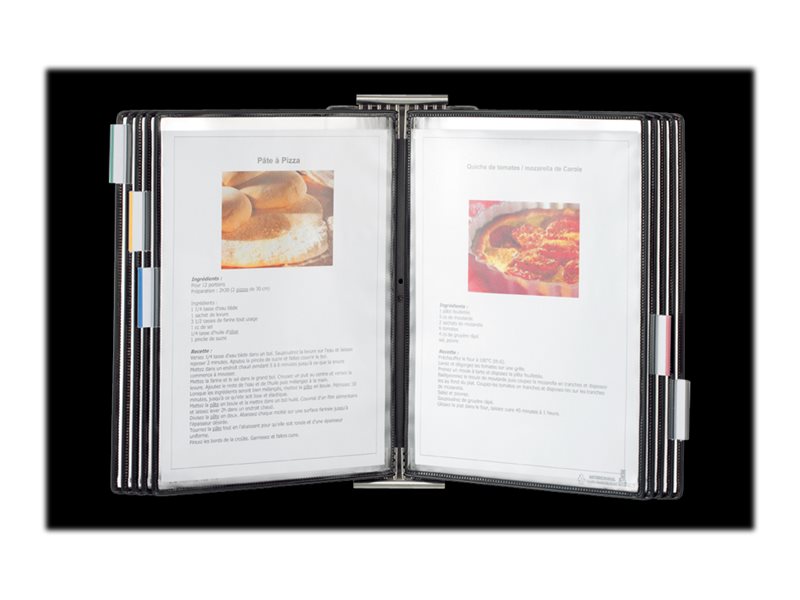 1 Kit mural METAL TARIFOLD 10 poches A4 antimicrobien