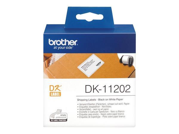 1 Rouleau d'étiquettes QL BROTHER 62x100mm 300 étiquettes DK11202