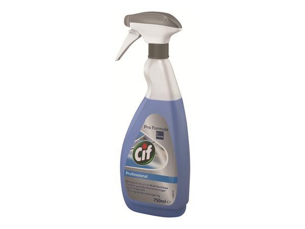 1 Vaporisateur 750 ml CIF Nettoyant vitres et surfaces pro