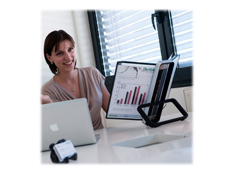 1 Ensemble Pupitre Veo 10 poches A4 PP noires