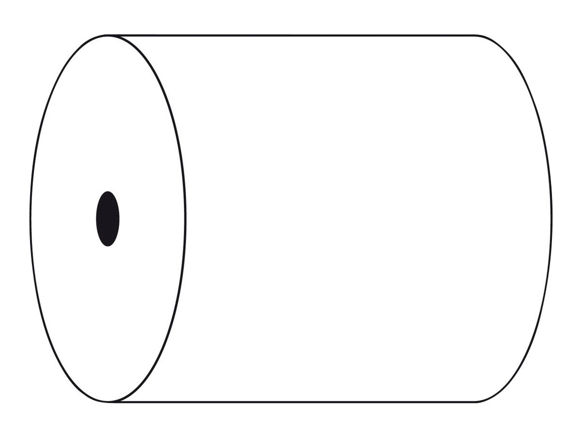 1 Lot de 10 Bobines de papier pour caisses et terminaux point de vente 80X80X12