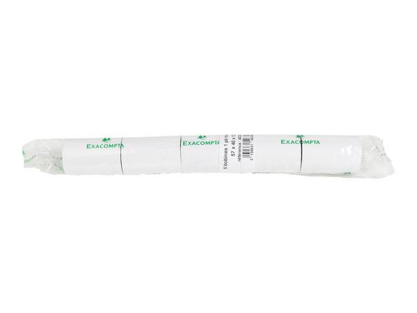 1 Lot de 10 Bobines de papier terminaux carte bancaire 57X40X12 mm sans BPA