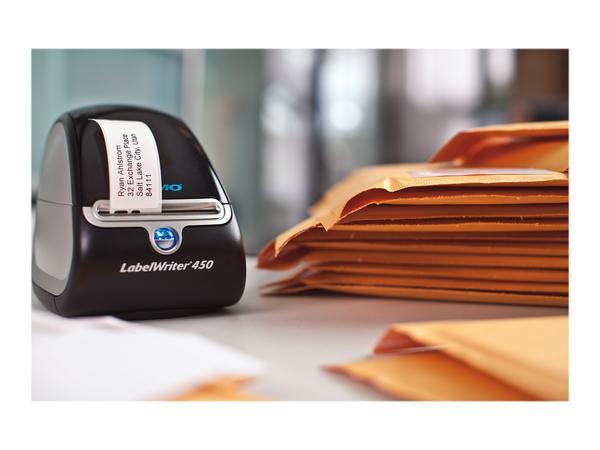1 Boite de 24 Rouleaux de 130 étiquettes blanches 28x89mm pour DYMO Label Writer