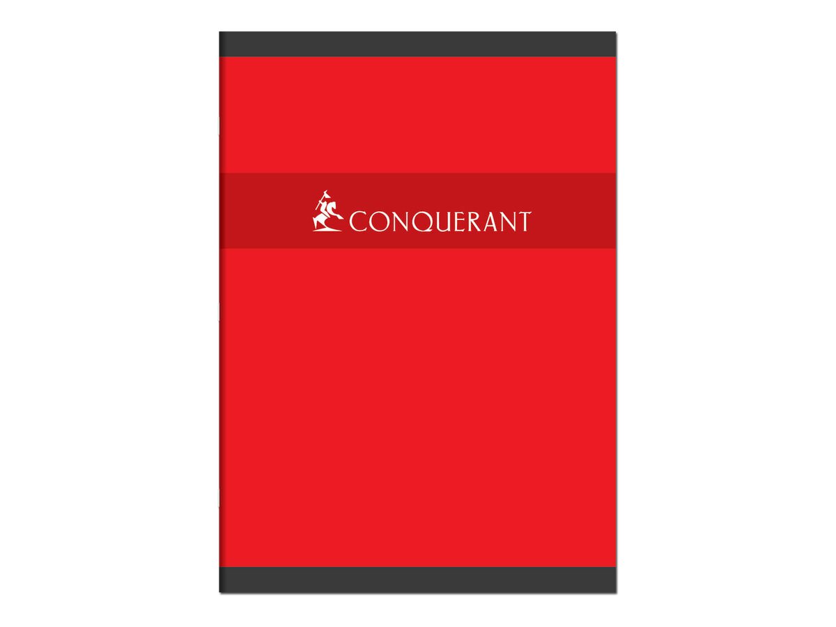 1 Cahier agrafé CONQUERANT 70g, A4, Seyès,192 pages, assortis