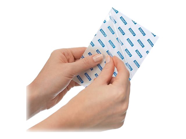 1 36 pastilles adhésives transparentes XL TESA