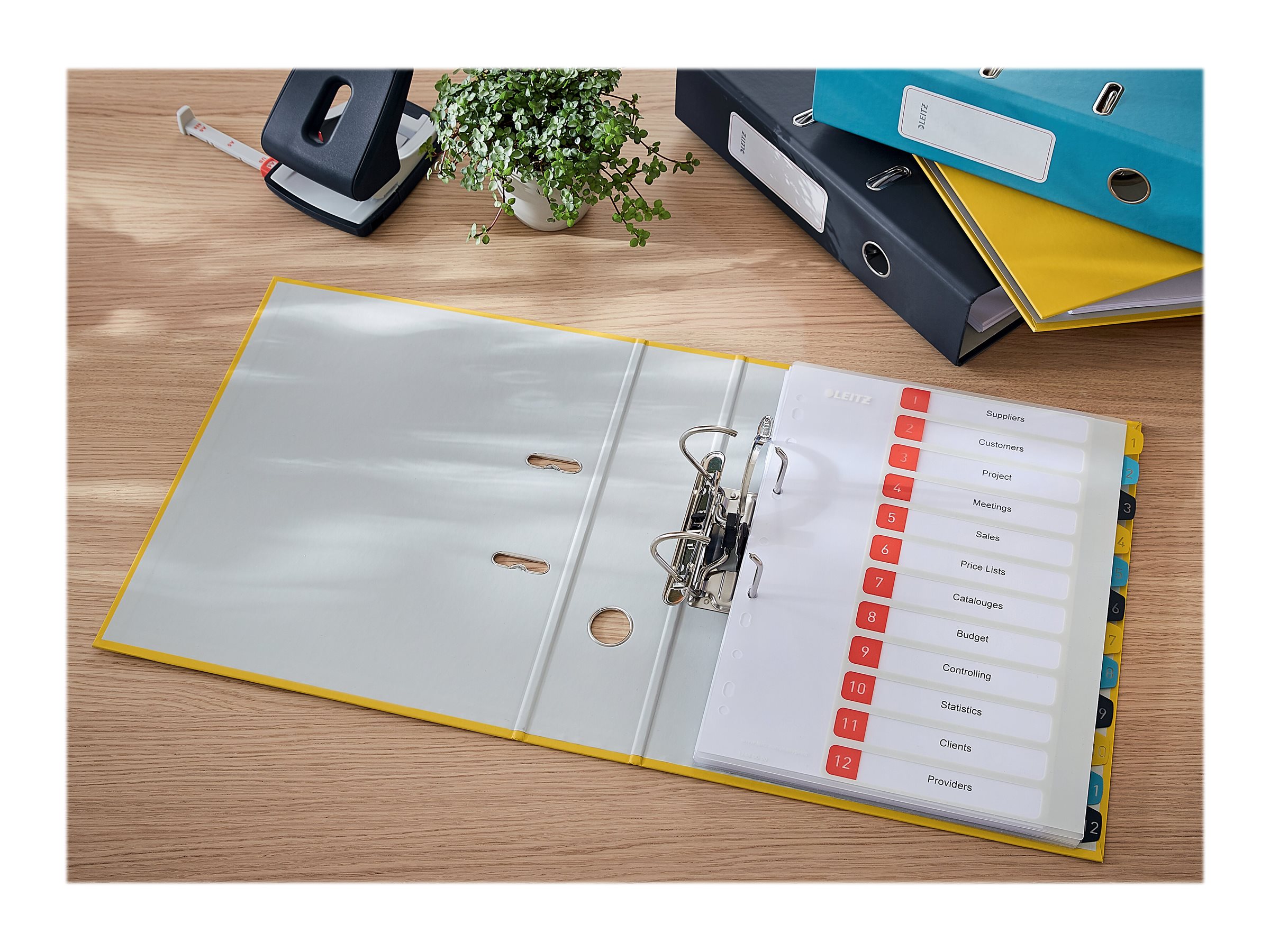 1 Jeu d'intercalaires imprimables LEITZ - A4 - 12 onglets