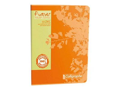 1 Cahier piqué recyclé 17x22cm, 70g, Seyes, 96 pages