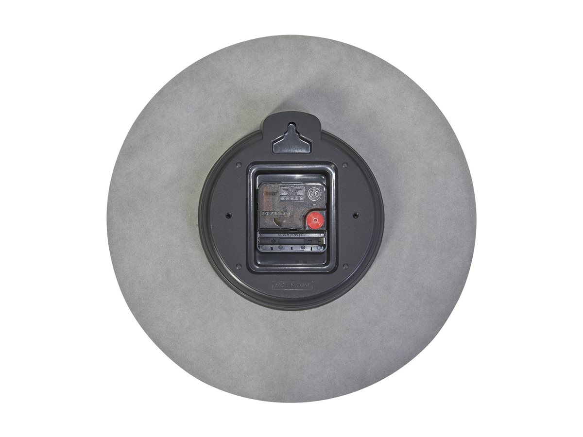 1 Horloge murale milena grise 30 cm cadran bois
