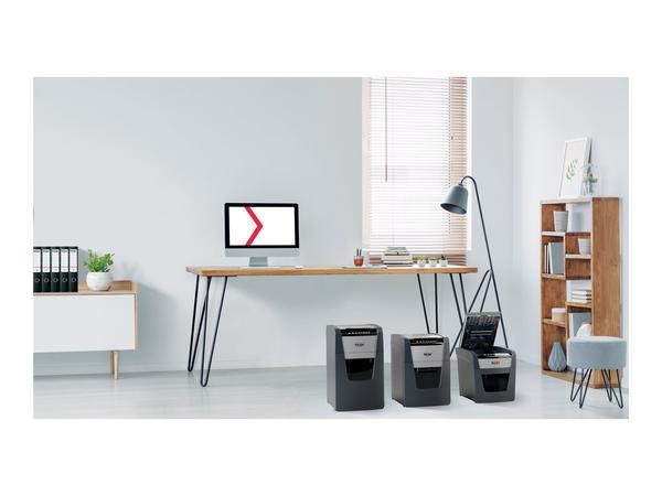 1 Destructeur Rexel Optimum AutoFeed+ 100X - Coupe croisée