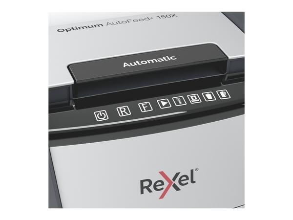 1 Destructeur Rexel Optimum Auto+ 150X -Coupe croisée