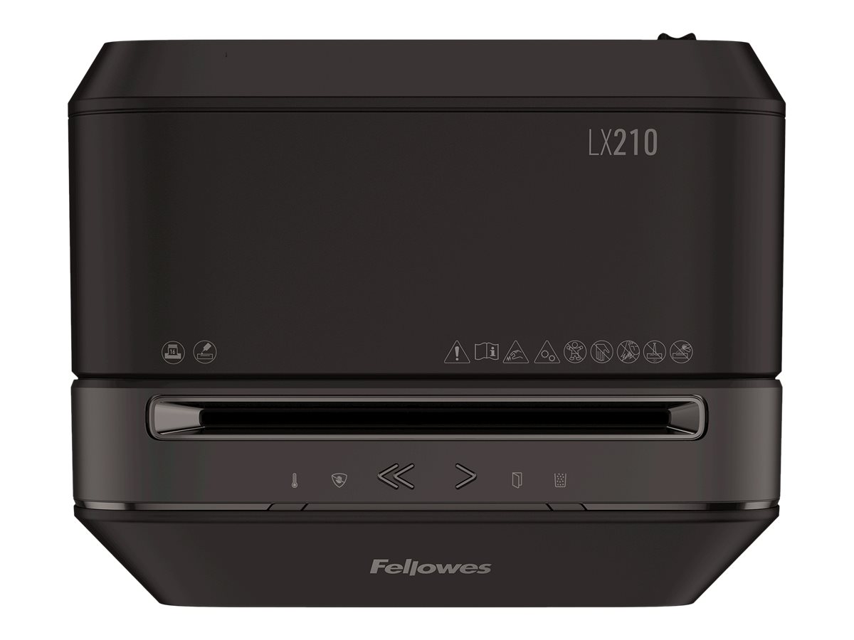 1 Destructeur FELLOWES LX210 23 L coupe croisée 16 feuilles
