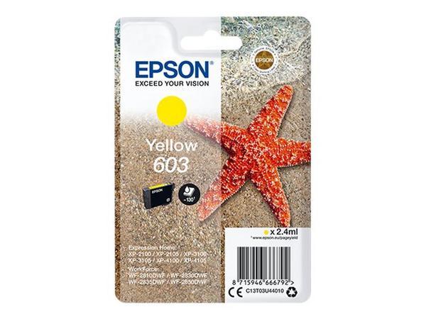 1 Cartouche Epson 603 jaune