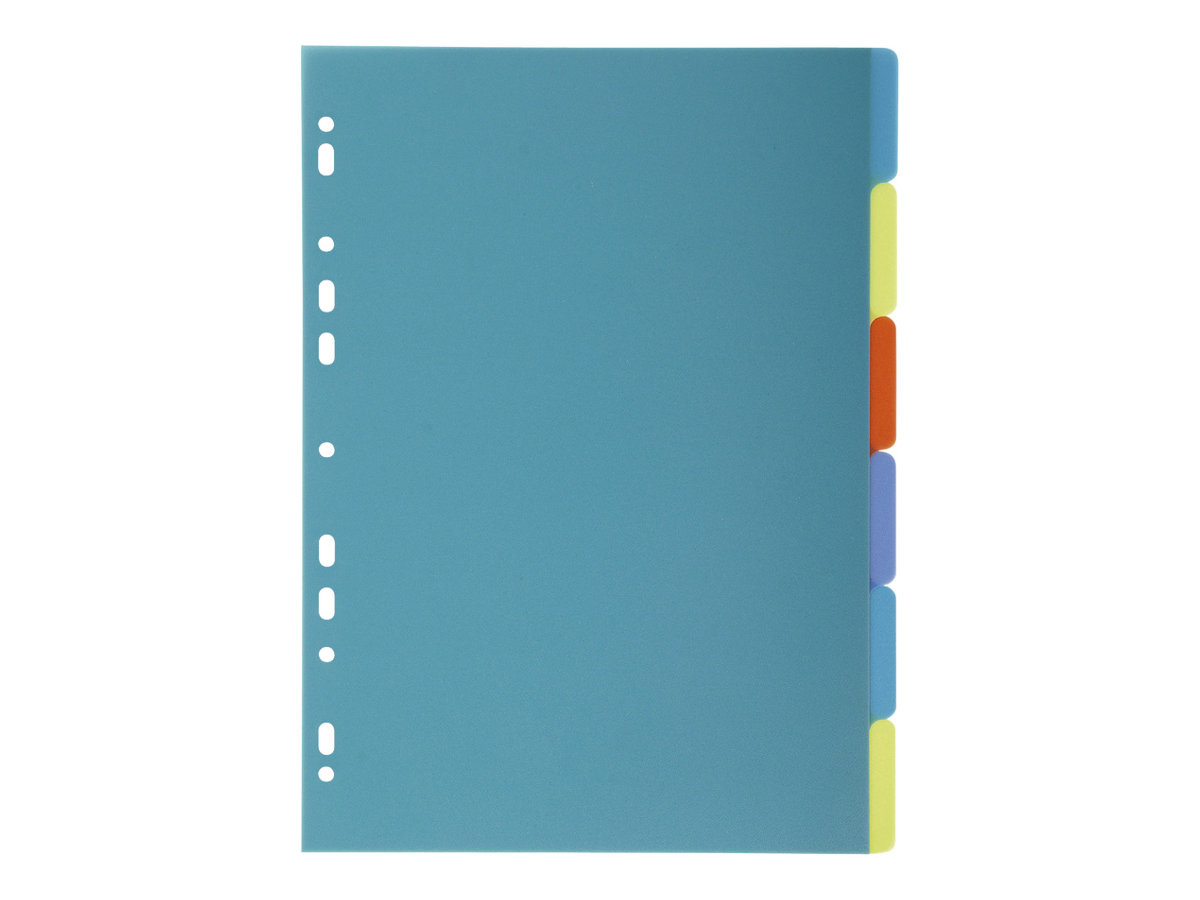 1 Jeu d'intercalaires Forever EXA PP recyclé pour format A4 - 6 touches