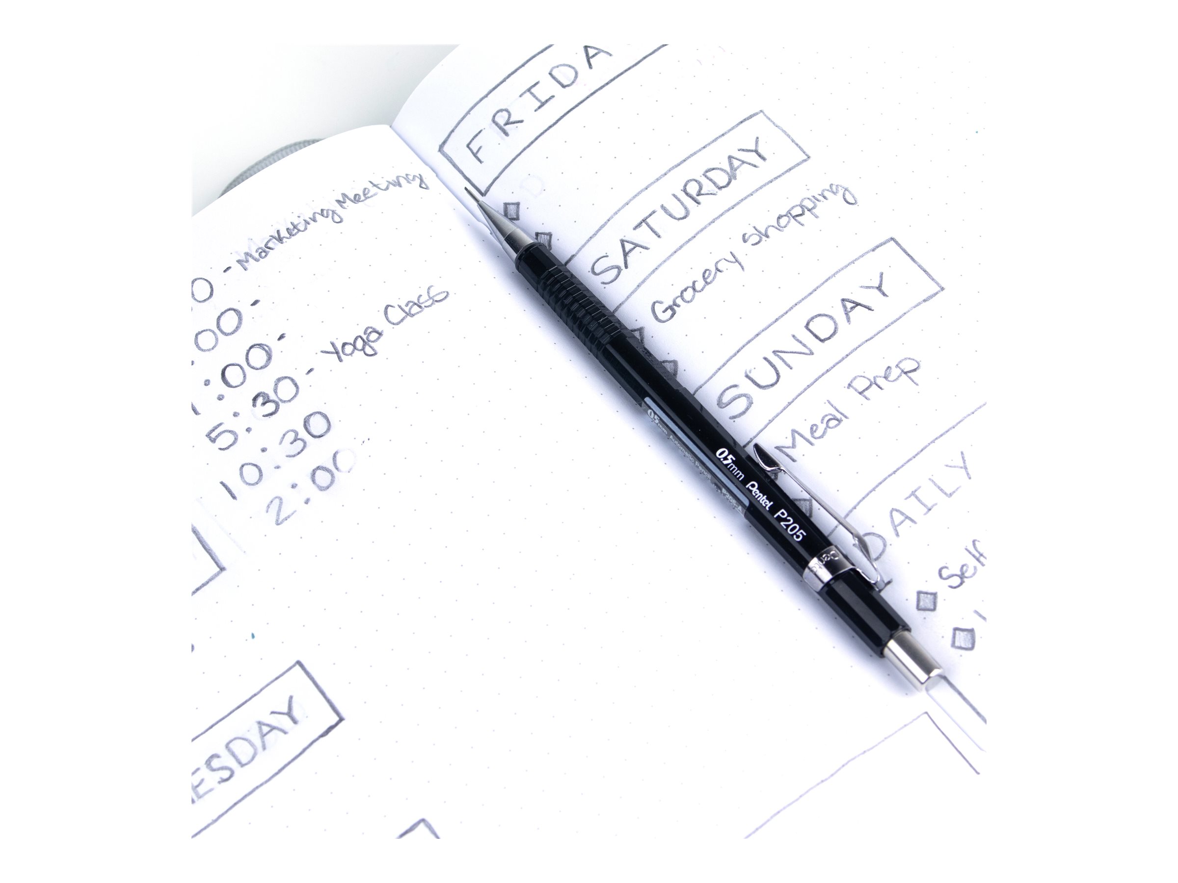 1 Porte-mines P205 - 0,5 mm - corps Noir