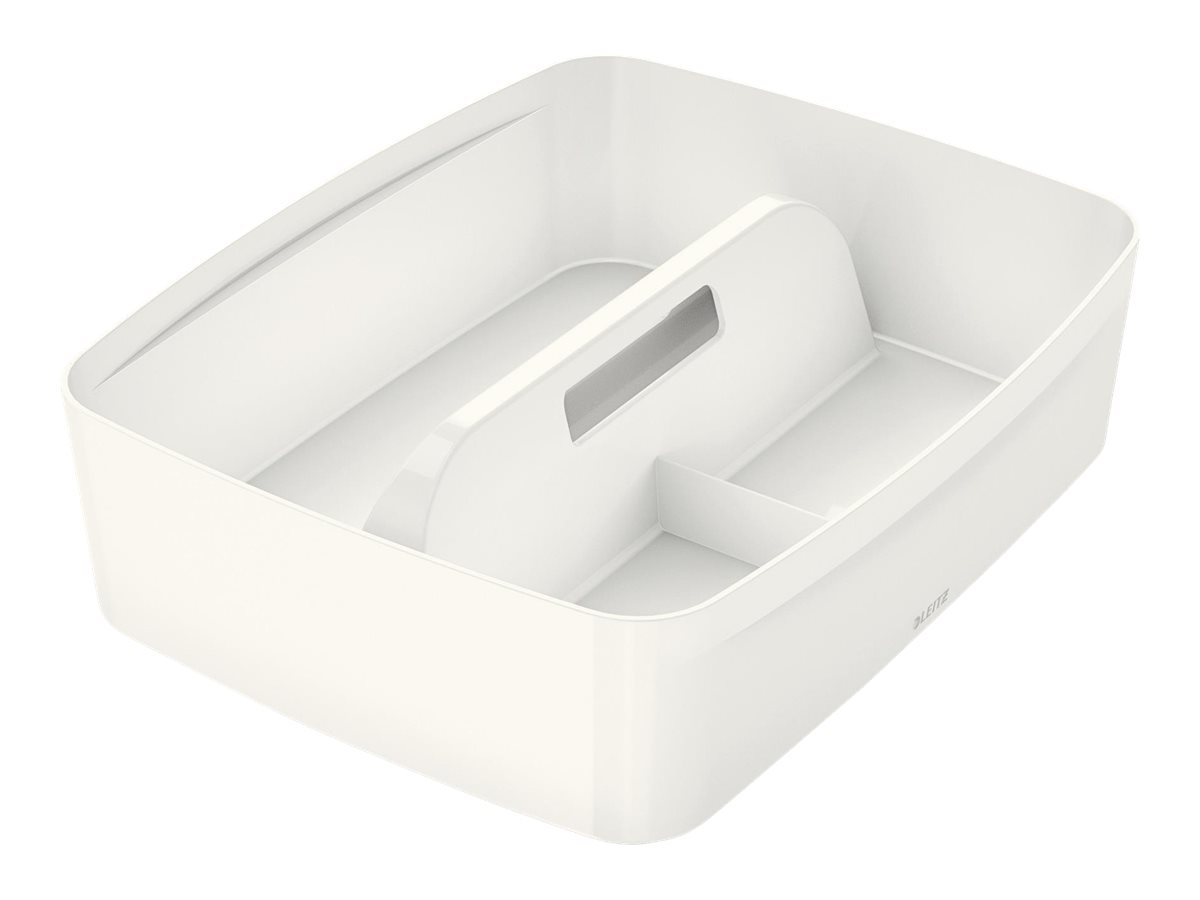 1 Bac de rangement mybox blanche sans couvercle