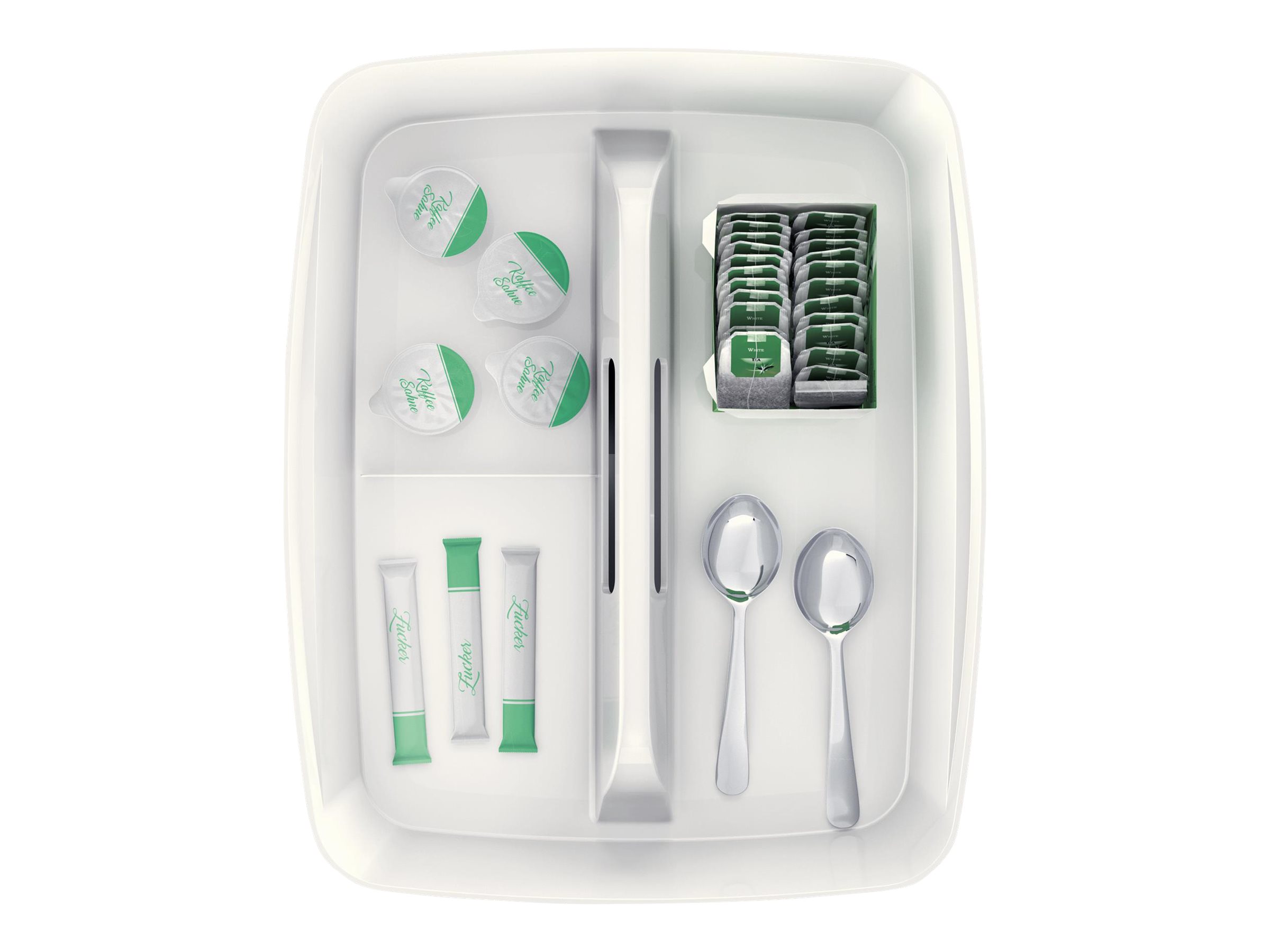 1 Bac de rangement mybox blanche sans couvercle