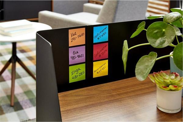 1 Lot de 5 Notes Super Sticky Collection Boost, 76 x 76 mm, 90 feuilles