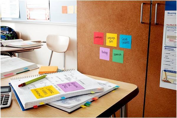 1 Lot de 5 Notes Super Sticky Collection Boost, 76 x 76 mm, 90 feuilles