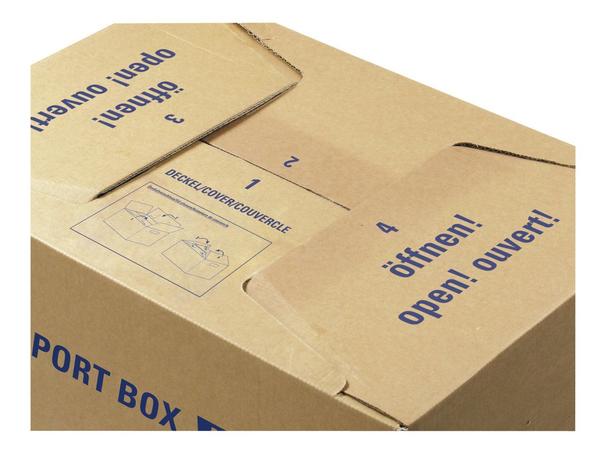 1 Caisses de transport double cannelure 680 x 350 x 355