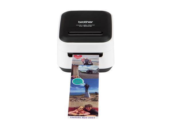 1 Imprimante étiquettes Brother couleur VC-500WCR